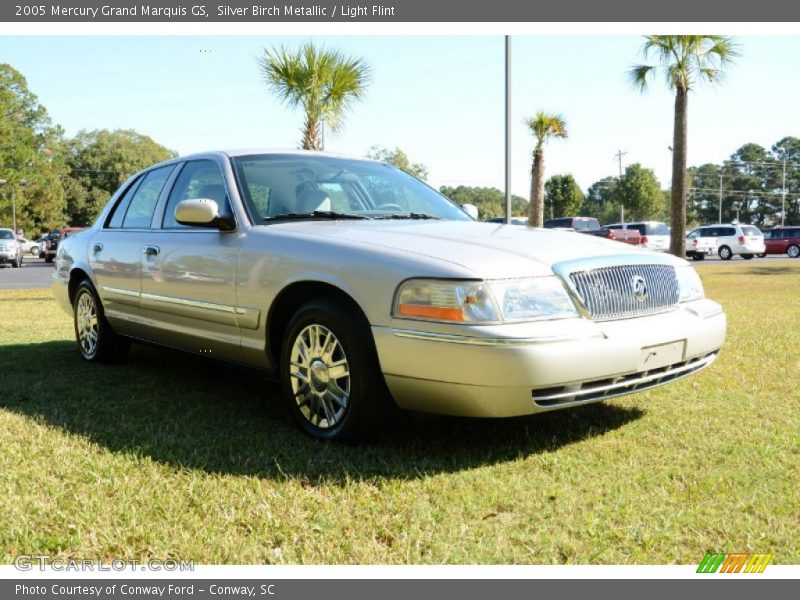 Silver Birch Metallic / Light Flint 2005 Mercury Grand Marquis GS