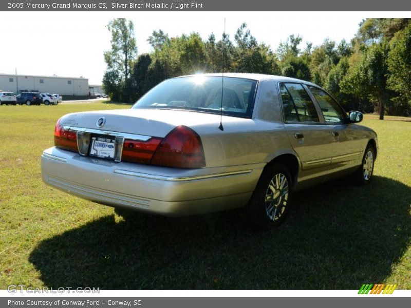Silver Birch Metallic / Light Flint 2005 Mercury Grand Marquis GS