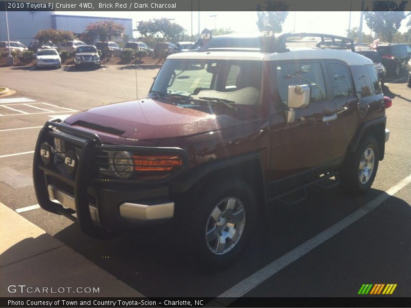 Brick Red / Dark Charcoal 2010 Toyota FJ Cruiser 4WD