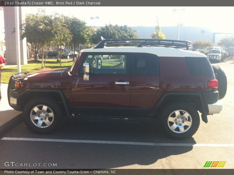 Brick Red / Dark Charcoal 2010 Toyota FJ Cruiser 4WD