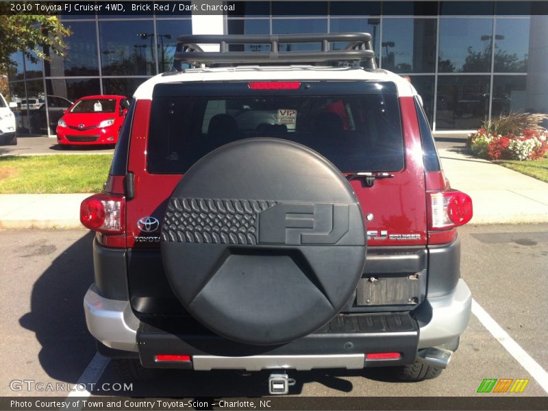 Brick Red / Dark Charcoal 2010 Toyota FJ Cruiser 4WD
