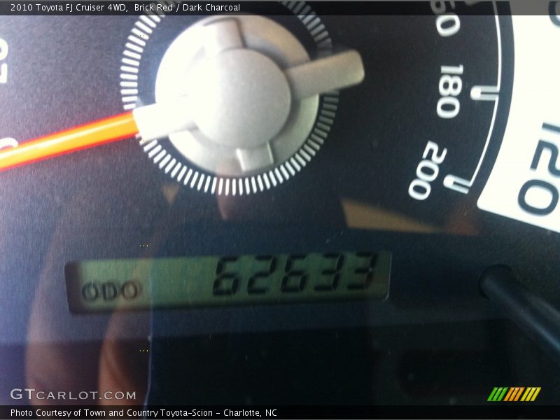 Brick Red / Dark Charcoal 2010 Toyota FJ Cruiser 4WD