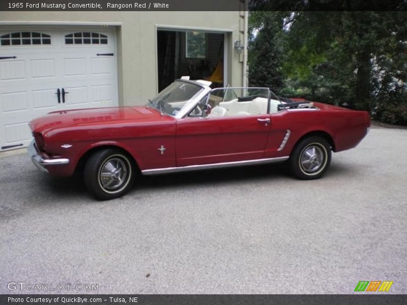  1965 Mustang Convertible Rangoon Red
