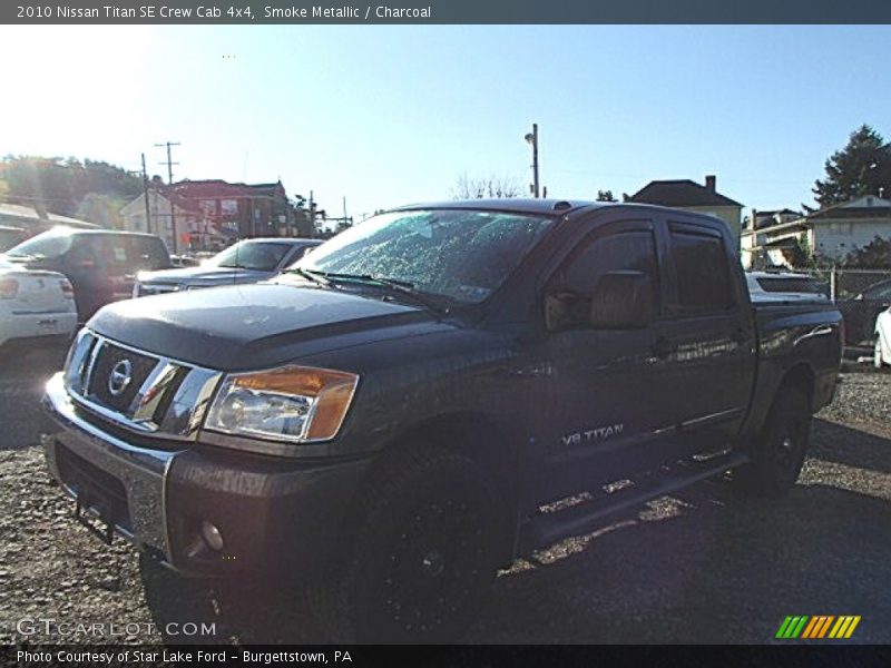 Smoke Metallic / Charcoal 2010 Nissan Titan SE Crew Cab 4x4