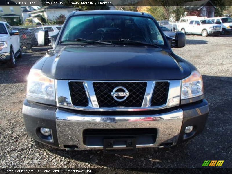 Smoke Metallic / Charcoal 2010 Nissan Titan SE Crew Cab 4x4