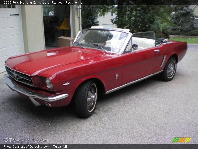 Front 3/4 View of 1965 Mustang Convertible