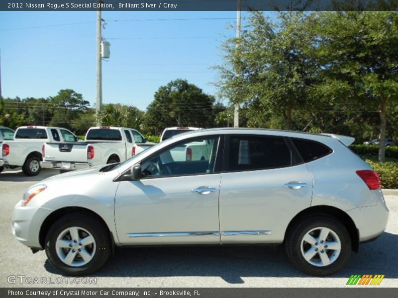 Brilliant Silver / Gray 2012 Nissan Rogue S Special Edition