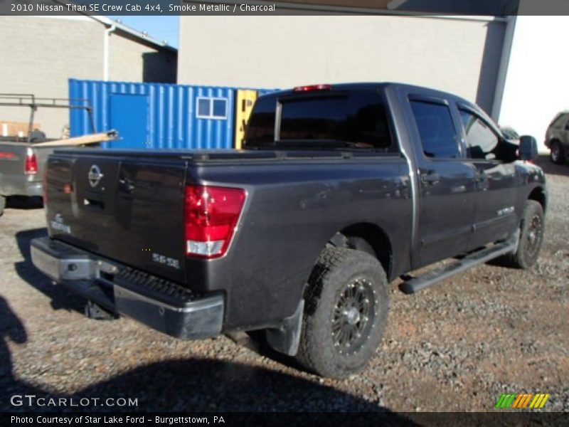 Smoke Metallic / Charcoal 2010 Nissan Titan SE Crew Cab 4x4