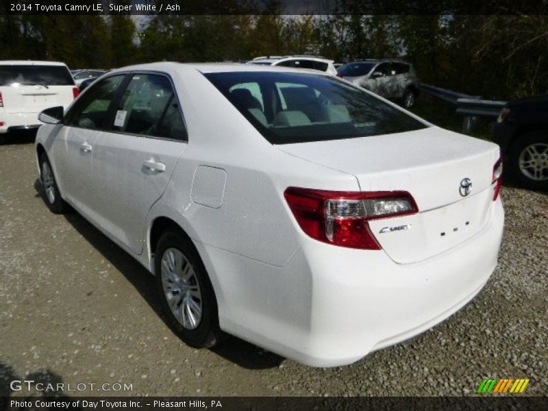 Super White / Ash 2014 Toyota Camry LE