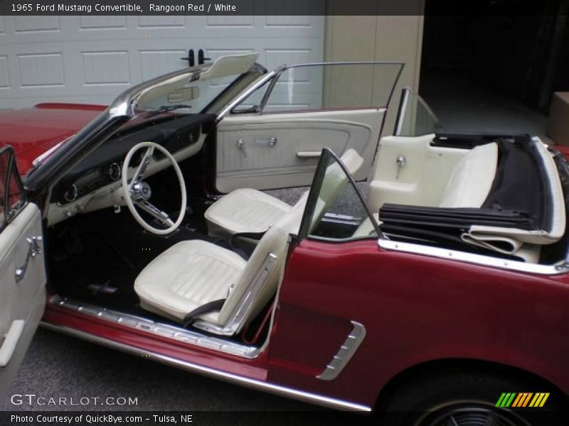 1965 Mustang Convertible White Interior