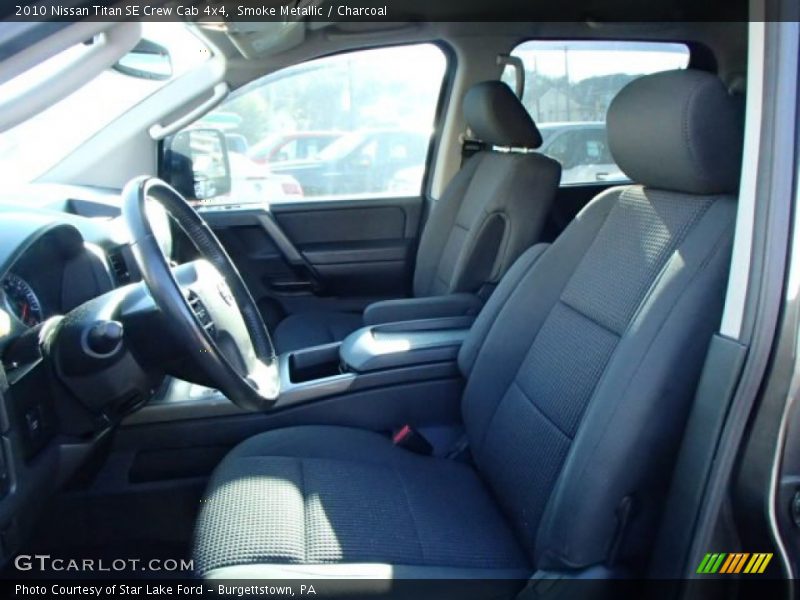 Smoke Metallic / Charcoal 2010 Nissan Titan SE Crew Cab 4x4