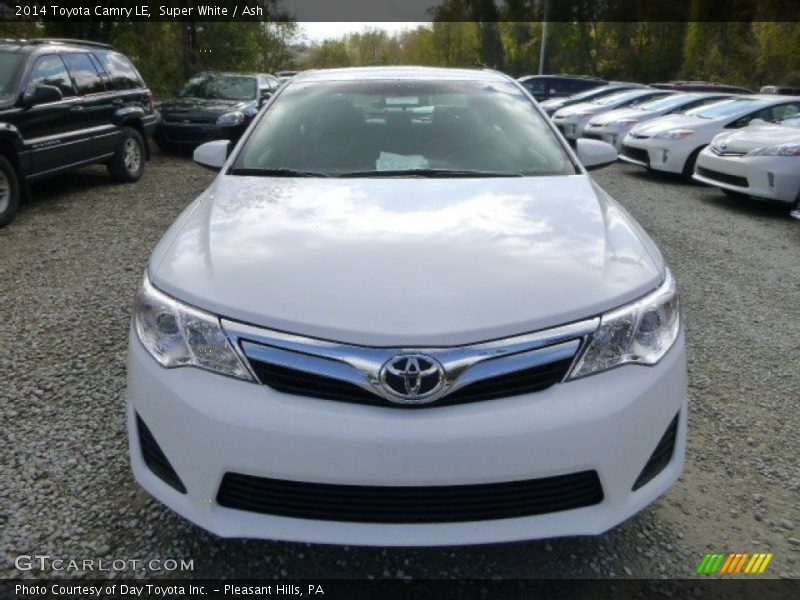 Super White / Ash 2014 Toyota Camry LE