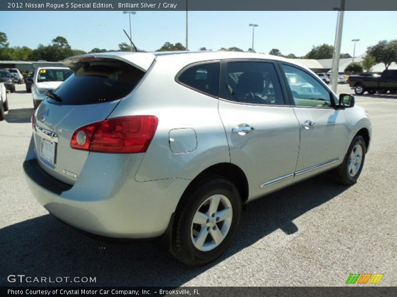 Brilliant Silver / Gray 2012 Nissan Rogue S Special Edition