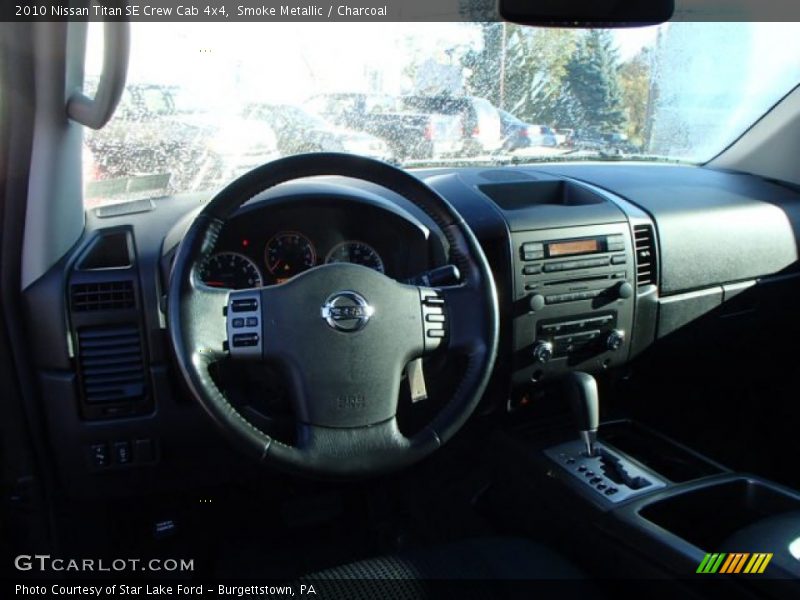 Smoke Metallic / Charcoal 2010 Nissan Titan SE Crew Cab 4x4