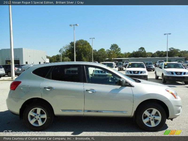 Brilliant Silver / Gray 2012 Nissan Rogue S Special Edition