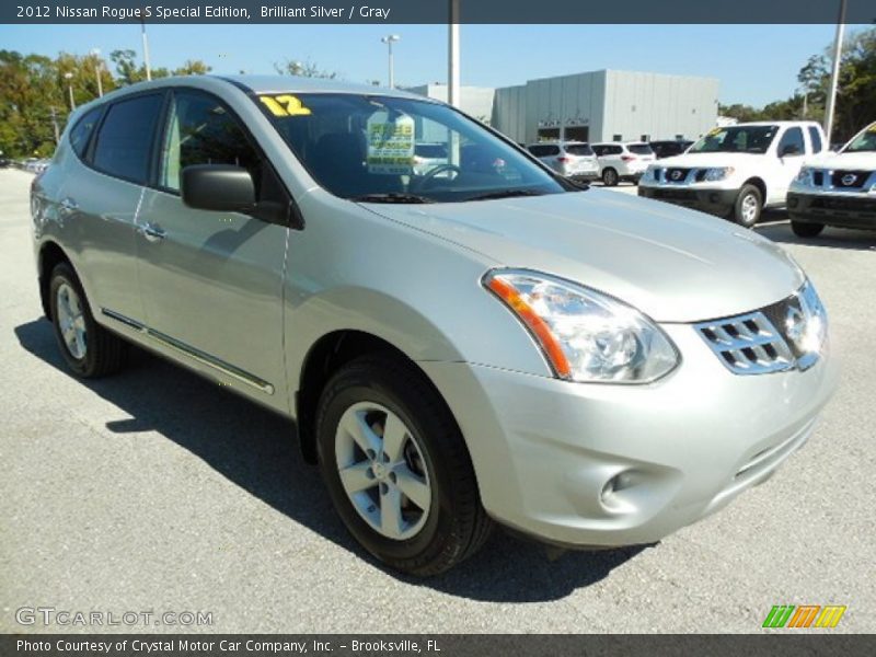 Brilliant Silver / Gray 2012 Nissan Rogue S Special Edition