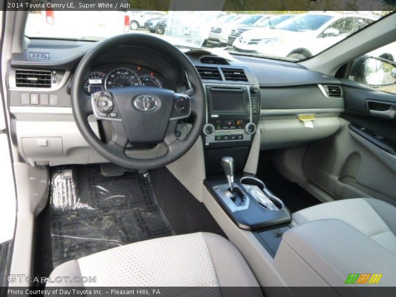 Super White / Ash 2014 Toyota Camry LE