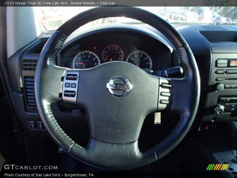 Smoke Metallic / Charcoal 2010 Nissan Titan SE Crew Cab 4x4