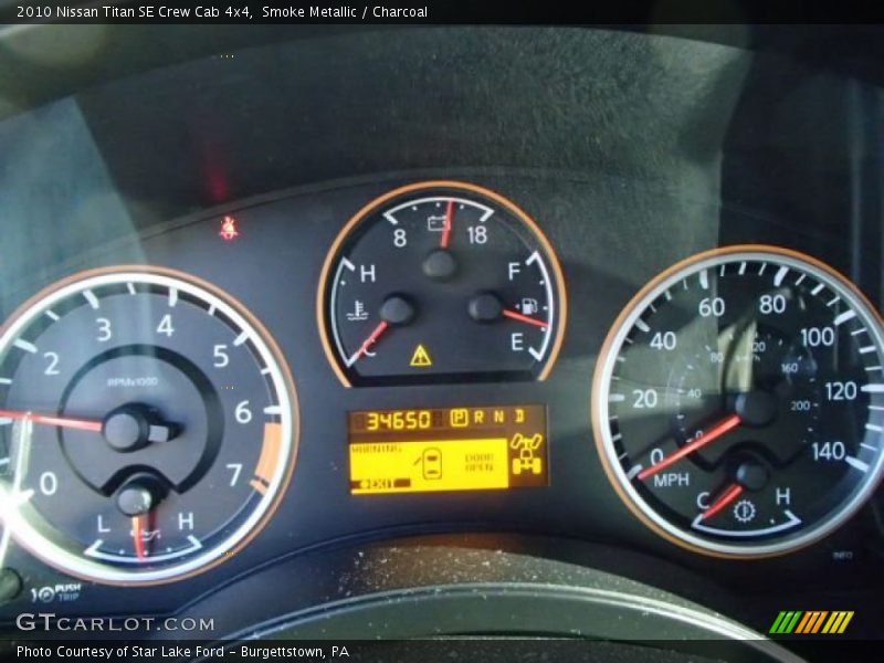 Smoke Metallic / Charcoal 2010 Nissan Titan SE Crew Cab 4x4