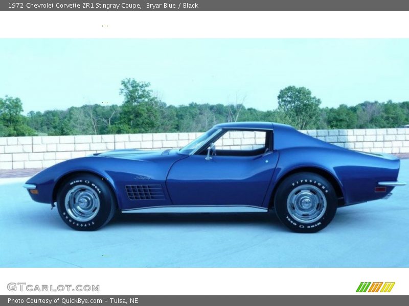  1972 Corvette ZR1 Stingray Coupe Bryar Blue