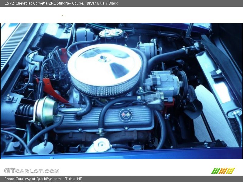 Bryar Blue / Black 1972 Chevrolet Corvette ZR1 Stingray Coupe