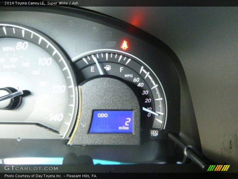 Super White / Ash 2014 Toyota Camry LE