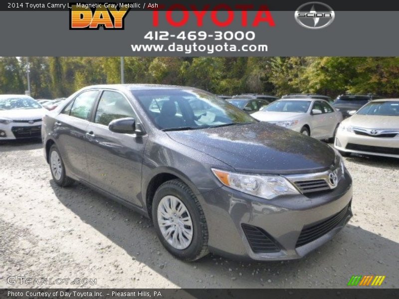 Magnetic Gray Metallic / Ash 2014 Toyota Camry L