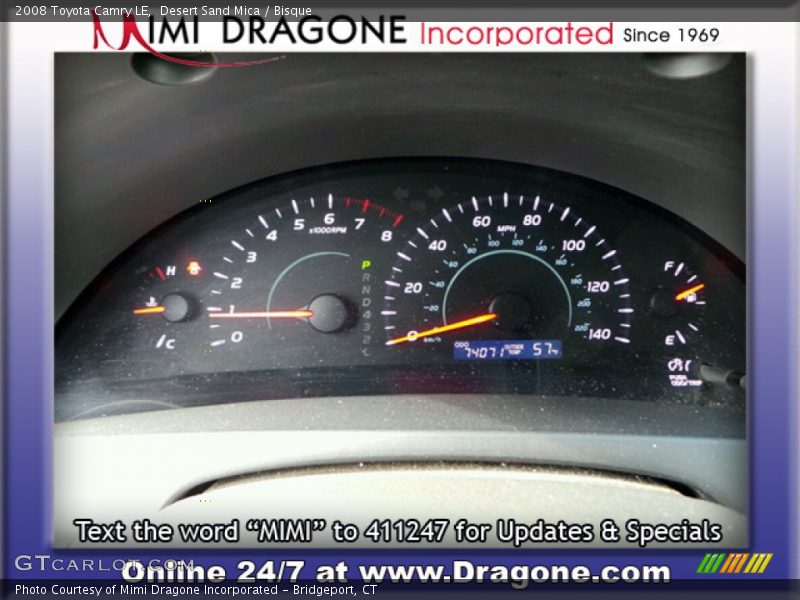 Desert Sand Mica / Bisque 2008 Toyota Camry LE