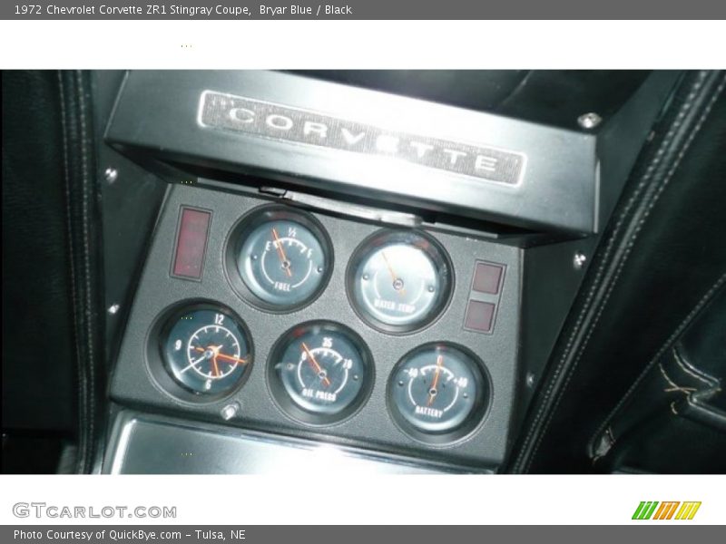 Bryar Blue / Black 1972 Chevrolet Corvette ZR1 Stingray Coupe