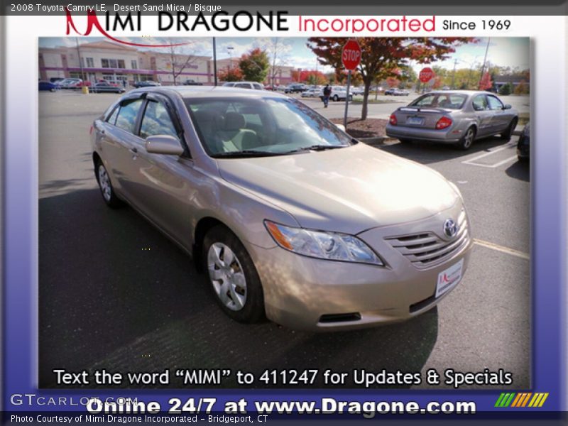 Desert Sand Mica / Bisque 2008 Toyota Camry LE