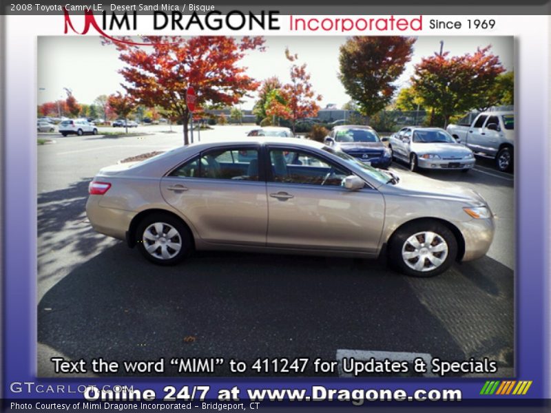 Desert Sand Mica / Bisque 2008 Toyota Camry LE