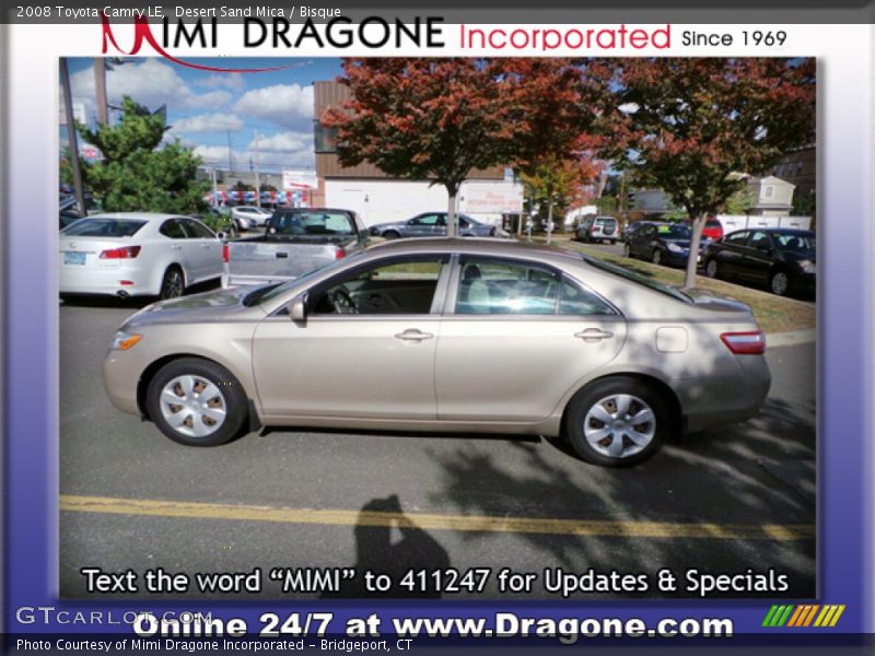 Desert Sand Mica / Bisque 2008 Toyota Camry LE