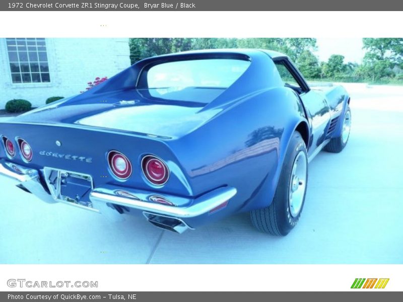 Bryar Blue / Black 1972 Chevrolet Corvette ZR1 Stingray Coupe