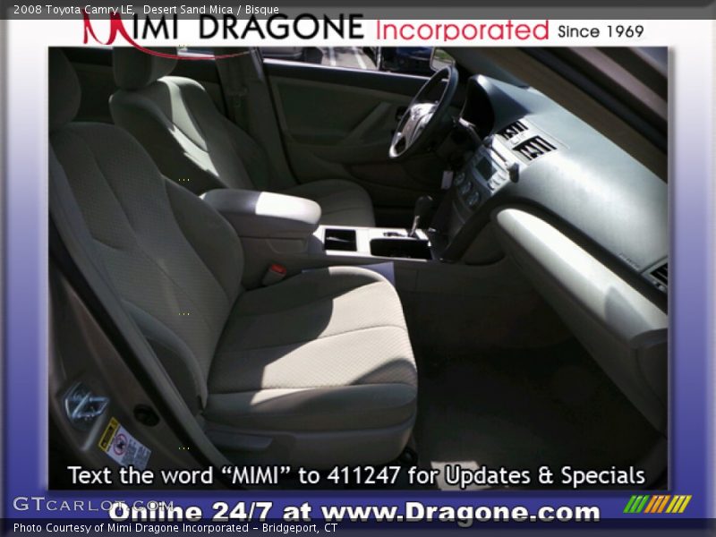 Desert Sand Mica / Bisque 2008 Toyota Camry LE