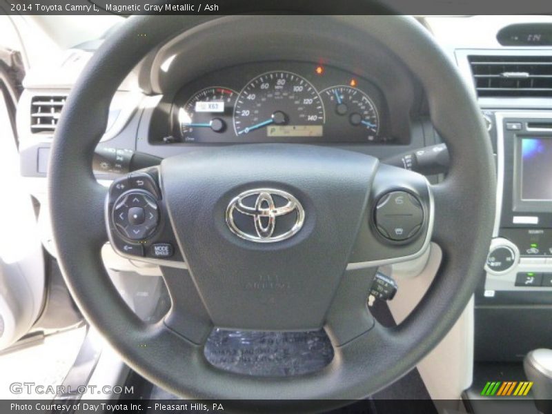 Magnetic Gray Metallic / Ash 2014 Toyota Camry L