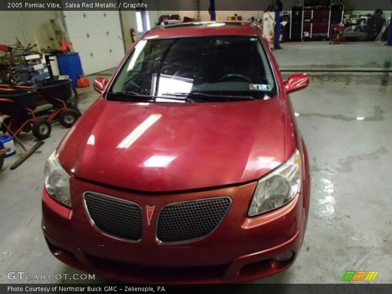 Salsa Red Metallic / Graphite 2005 Pontiac Vibe