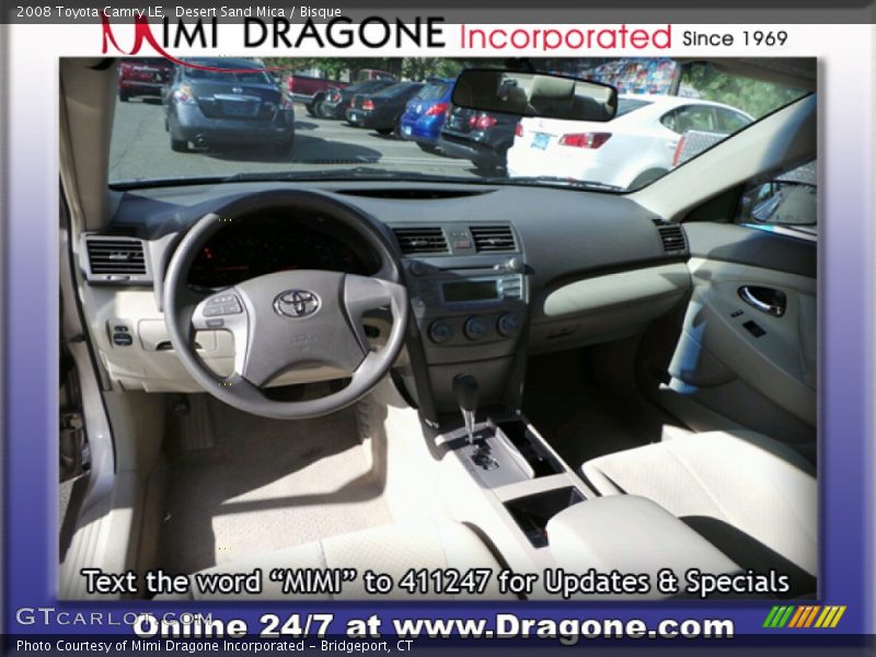 Desert Sand Mica / Bisque 2008 Toyota Camry LE