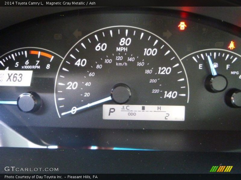 Magnetic Gray Metallic / Ash 2014 Toyota Camry L