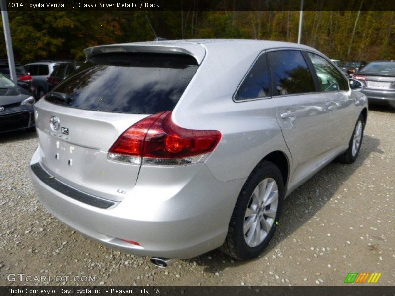 Classic Silver Metallic / Black 2014 Toyota Venza LE