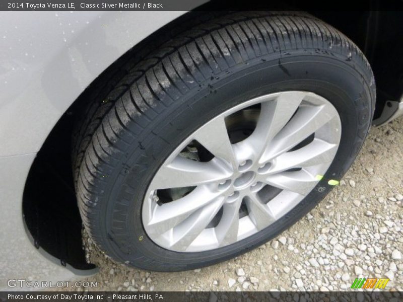 Classic Silver Metallic / Black 2014 Toyota Venza LE
