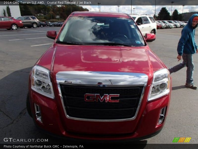 Crystal Red Tintcoat / Jet Black 2014 GMC Terrain SLE AWD