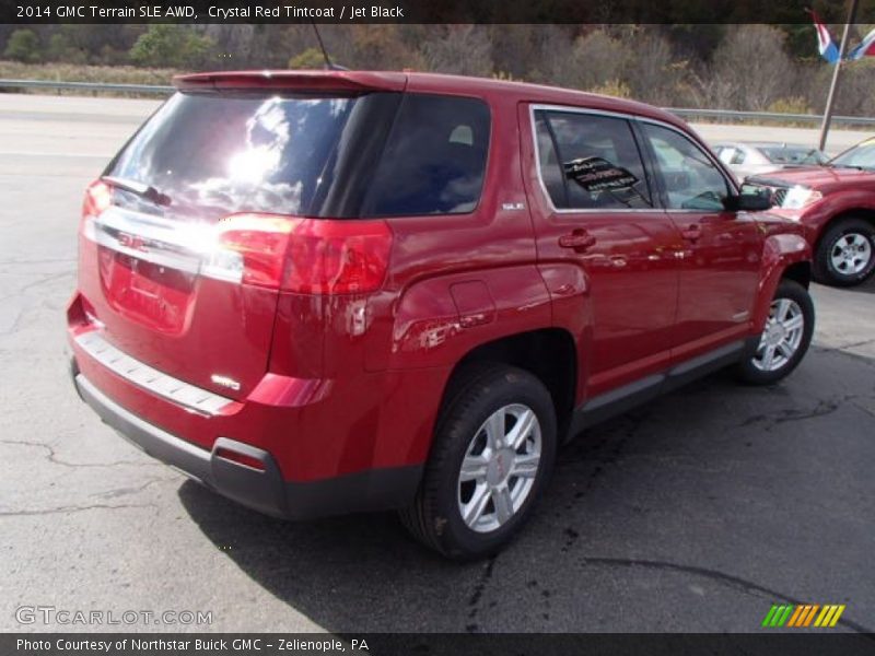 Crystal Red Tintcoat / Jet Black 2014 GMC Terrain SLE AWD