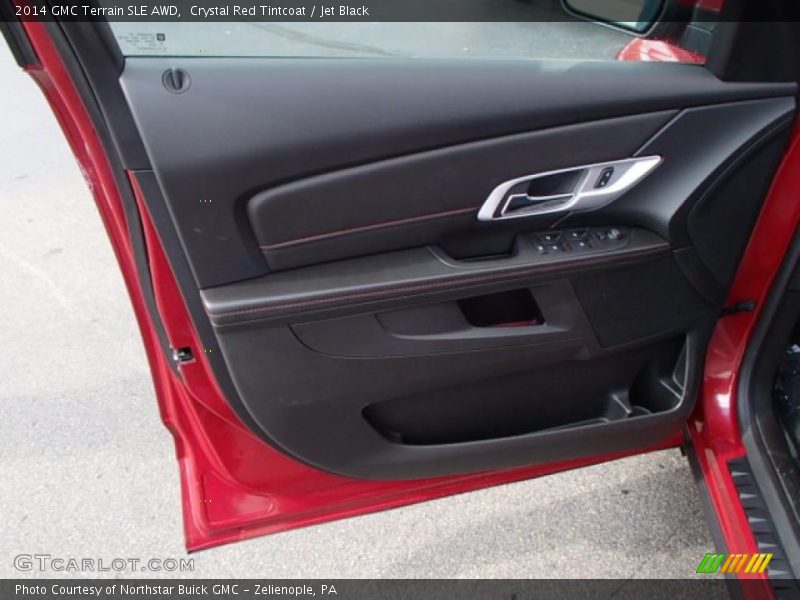Crystal Red Tintcoat / Jet Black 2014 GMC Terrain SLE AWD