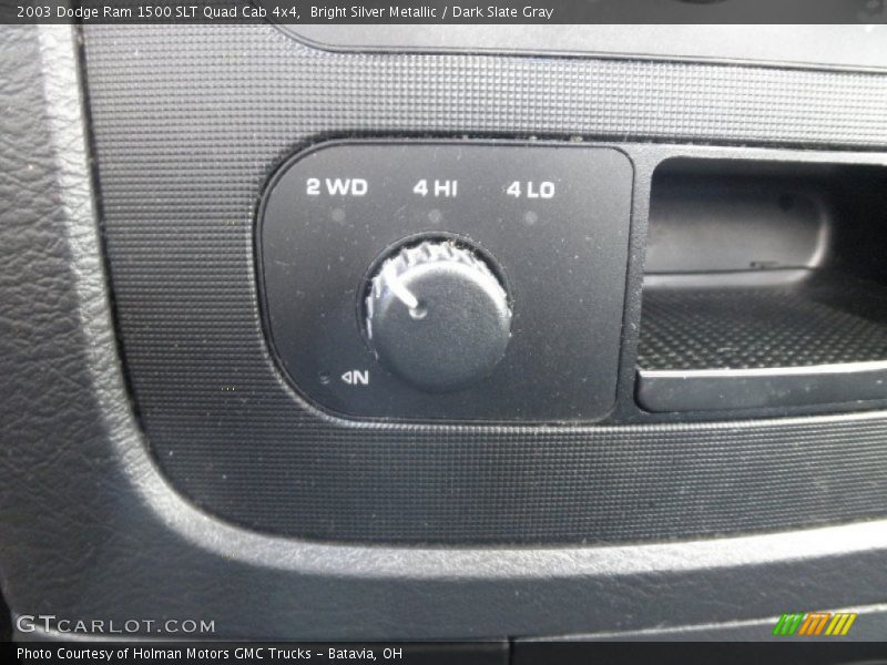 Bright Silver Metallic / Dark Slate Gray 2003 Dodge Ram 1500 SLT Quad Cab 4x4