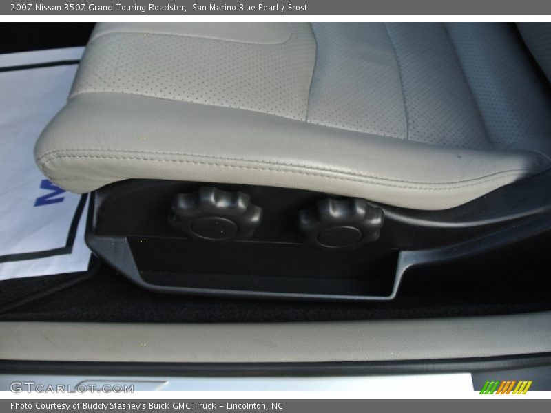 San Marino Blue Pearl / Frost 2007 Nissan 350Z Grand Touring Roadster
