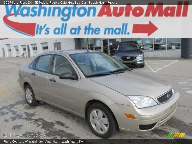 Pueblo Gold Metallic / Dark Pebble/Light Pebble 2007 Ford Focus ZX4 SE Sedan