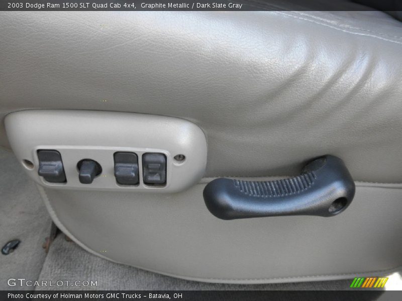 Graphite Metallic / Dark Slate Gray 2003 Dodge Ram 1500 SLT Quad Cab 4x4