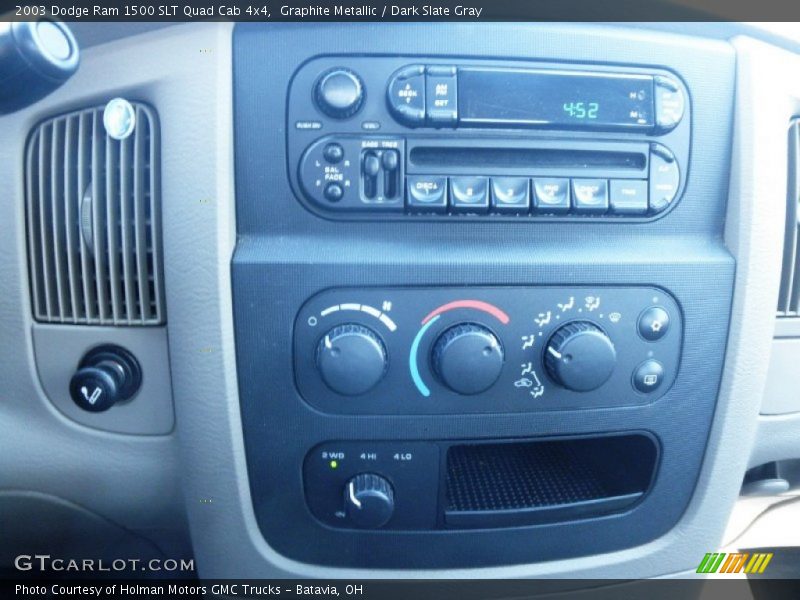 Graphite Metallic / Dark Slate Gray 2003 Dodge Ram 1500 SLT Quad Cab 4x4