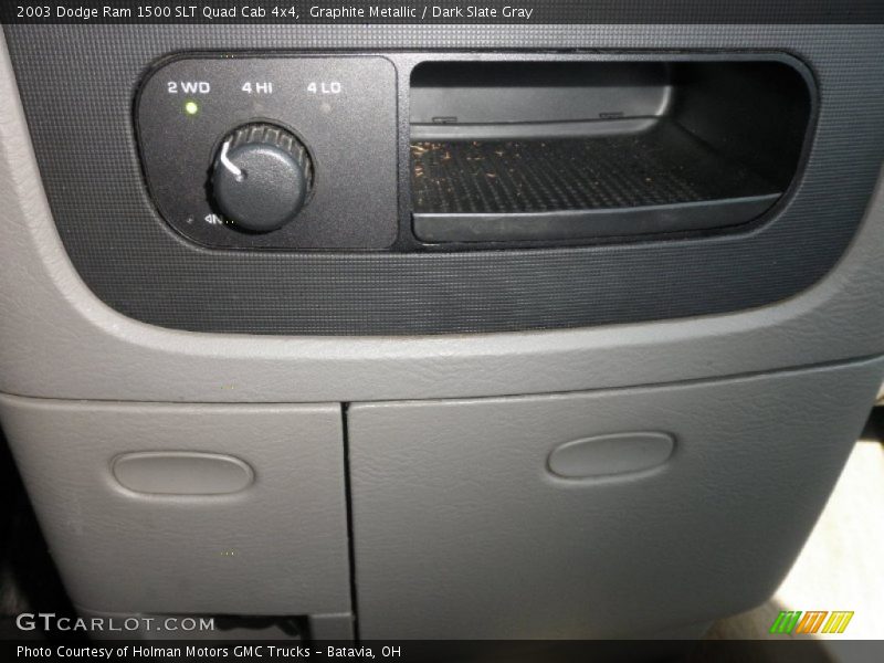 Graphite Metallic / Dark Slate Gray 2003 Dodge Ram 1500 SLT Quad Cab 4x4