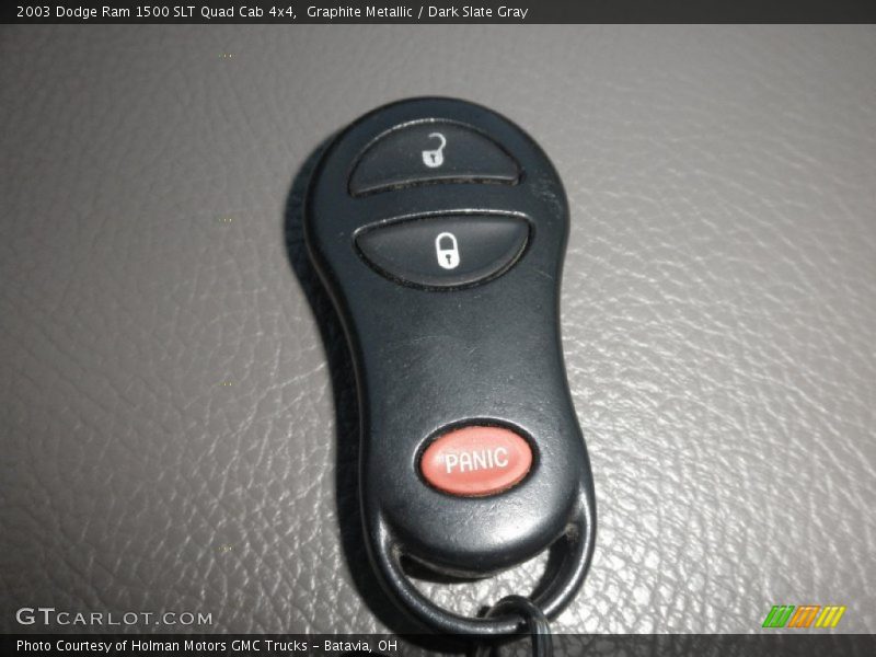 Graphite Metallic / Dark Slate Gray 2003 Dodge Ram 1500 SLT Quad Cab 4x4